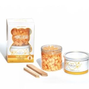 Honee Bear Hard Wax Kit - Honey Orange